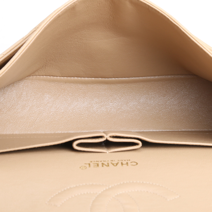 Borsa Chanel  Timeless in pelle trapuntata beige - Detail D3