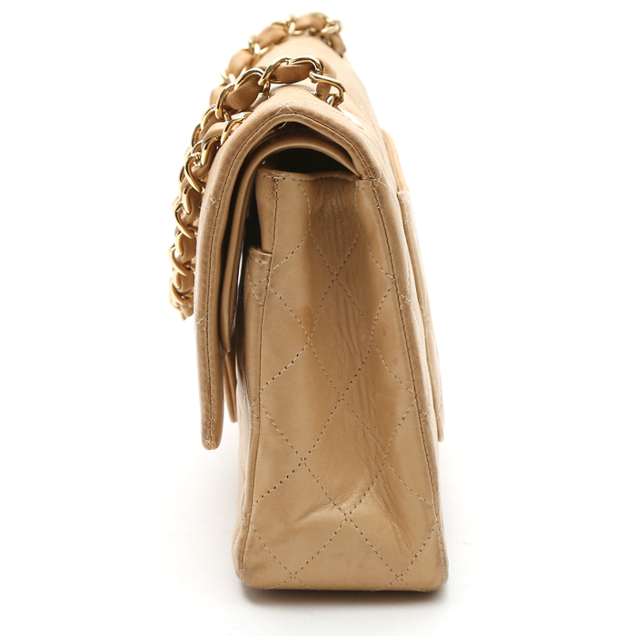 Borsa Chanel  Timeless in pelle trapuntata beige - Detail D6