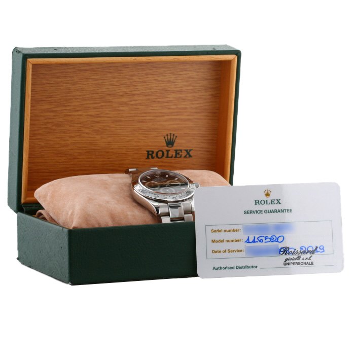 Rolex Daytona Automatique  in stainless steel Ref: Rolex - 116520  Circa 2005 - Detail D2