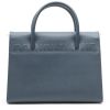 Dior  30 Montaigne handbag  in blue grained leather - Detail D8 thumbnail