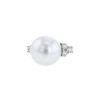 Vintage  ring in white gold, diamonds and cultured pearl - 00pp thumbnail