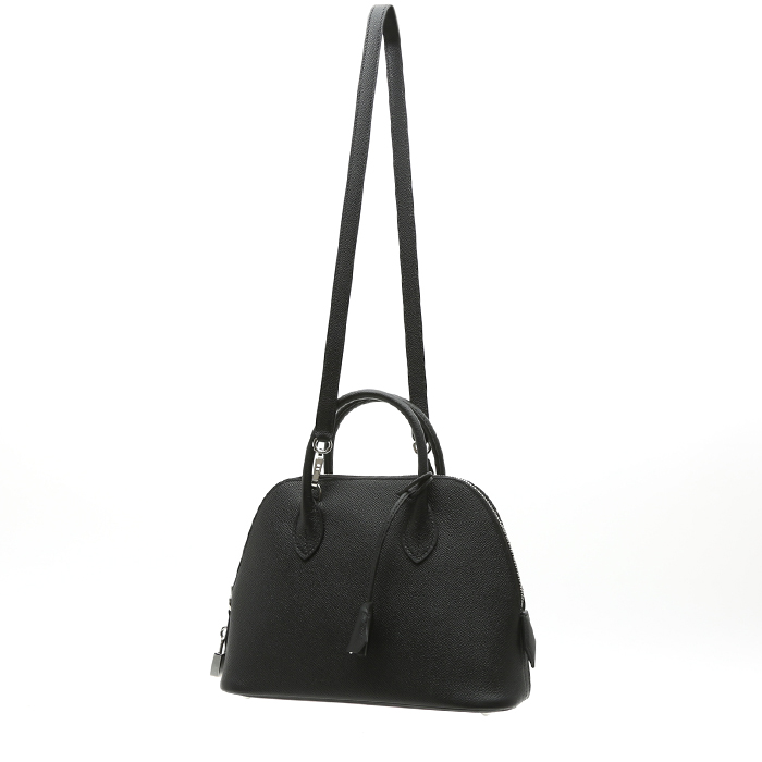 Borsa Hermès  Bolide 25 cm in pelle Epsom nera - Detail D2