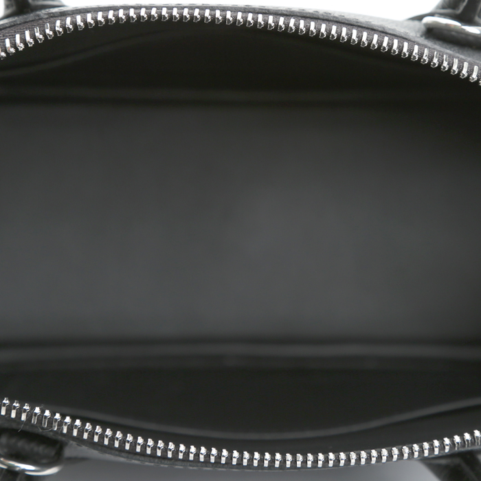 Bolso de mano Hermès  Bolide 25 cm en cuero epsom negro - Detail D3