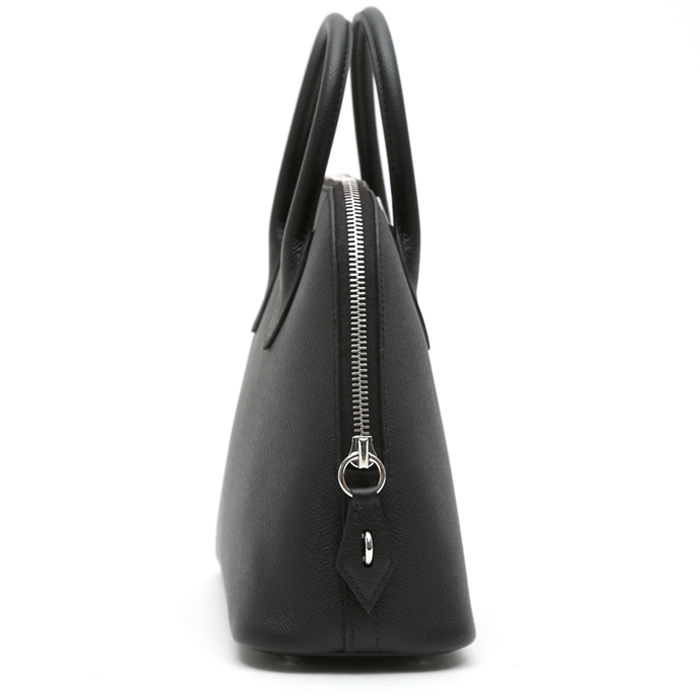 Hermès  Bolide 25 cm handbag  in black epsom leather - Detail D6