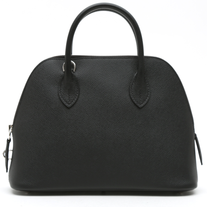 Hermès  Bolide 25 cm handbag  in black epsom leather - Detail D8