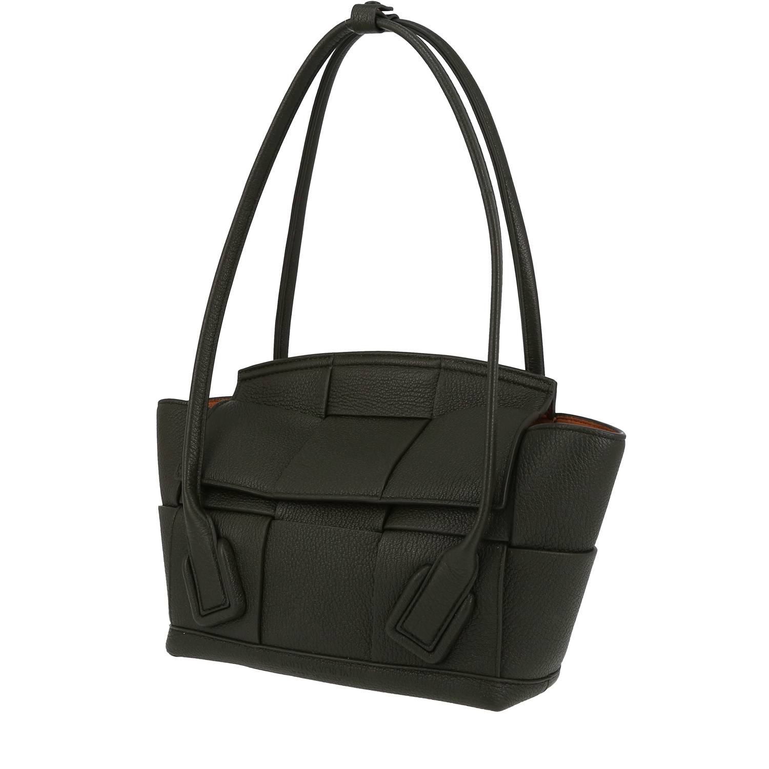 Bottega Veneta | Women Mini Arco Leather Tote Bag Black Unique