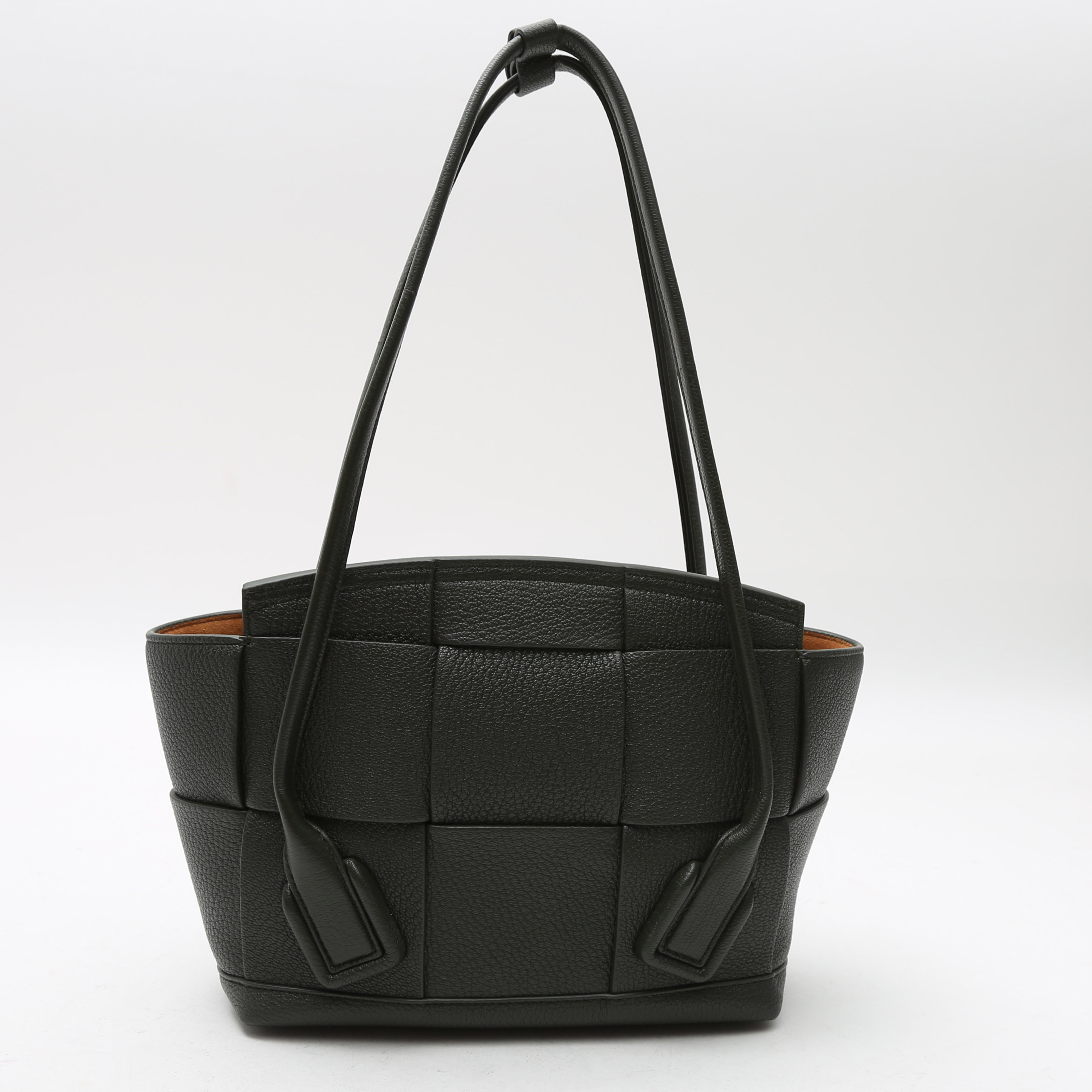 Bottega Veneta  Arco handbag  in green intrecciato leather - Detail D7