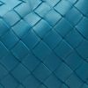 Bottega Veneta  Teen Jodie handbag  in blue intrecciato leather - Detail D1 thumbnail