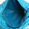 Bottega Veneta  Teen Jodie handbag  in blue intrecciato leather - Detail D2 thumbnail