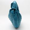 Bolso de mano Bottega Veneta  Teen Jodie en cuero intrecciato azul - Detail D6 thumbnail