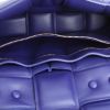 Bottega Veneta  Cassette shoulder bag  in purple braided leather - Detail D2 thumbnail