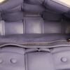 Borsa a tracolla Bottega Veneta  Cassette in pelle intrecciata viola - Detail D2 thumbnail