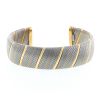 Cartier  bangle in yellow gold and stainless steel - 00pp thumbnail