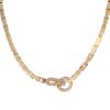 Cartier Agrafe necklace in yellow gold and diamonds - 00pp thumbnail