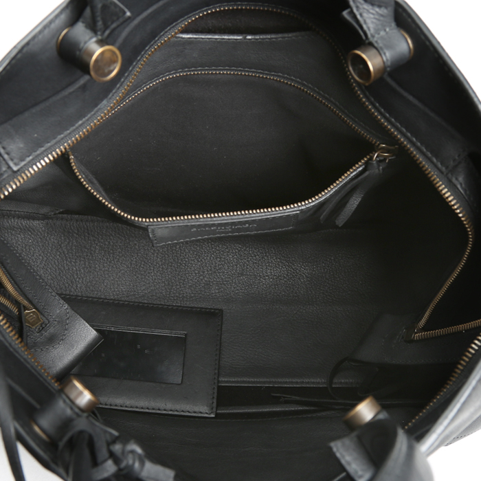 Borsa Balenciaga  Blackout city in pelle nera - Detail D3