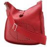 Borsa a tracolla Hermès  Evelyne modello medio  in pelle togo rossa - 00pp thumbnail