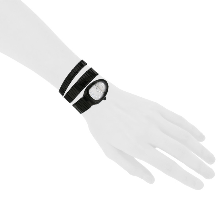 Orologio Bulgari Serpenti "MAD" in acciaio invecchiato Circa 2000 - Detail D1