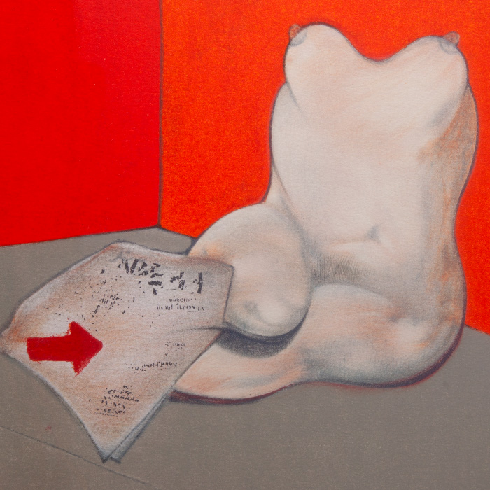 Francis Bacon (1909-1992), Étude du corps humain d'après Ingres - 1984 - Detail D1