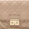 Dior  Promenade shoulder bag  in powder pink leather cannage - Detail D1 thumbnail