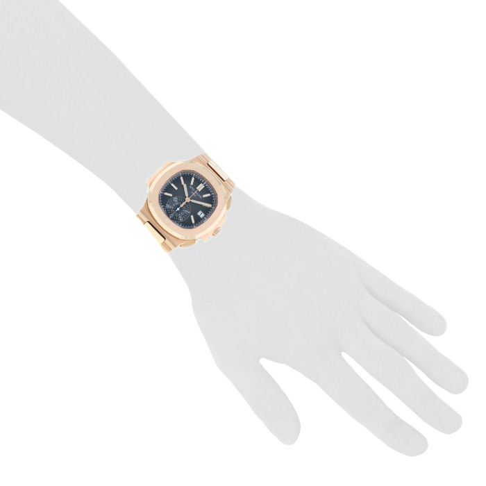 Montre Patek Philippe Nautilus en or rose Ref: Patek Philippe - 5980  Vers 2022 - Detail D1