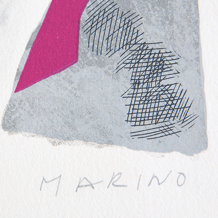 Marino Marini (1901-1980) Personnages du Sacre du Printemps VII - 1974 Lithographie en couleurs sur papier