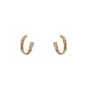 Cartier Trinity earrings in 3 golds - 00pp thumbnail