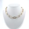Pomellato Paisley necklace in white gold and pink gold - 360 thumbnail