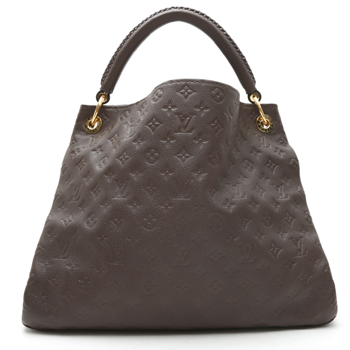 Louis Vuitton Artsy handbag in brown empreinte monogram leather - Detail D8