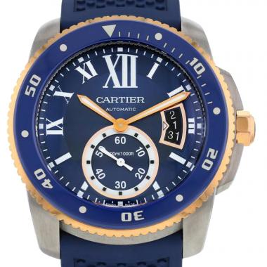 Orologio Cartier Calibre De Cartier Diver in oro e acciaio Ref: Cartier - 3729  Circa 2010