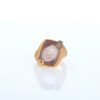 Anello Pomellato Ritratto modello piccolo in oro rosa, quarzo rosa e diamanti - 360 thumbnail