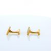 Hermès  pair of cufflinks in yellow gold - 360 thumbnail