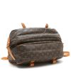 Louis Vuitton  Saumur medium model  shoulder bag  in brown monogram canvas  and natural leather - Detail D5 thumbnail