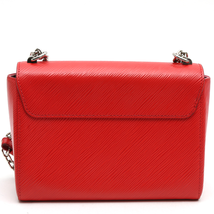 Bolso de mano Louis Vuitton  Twist en cuero rojo - Detail D8
