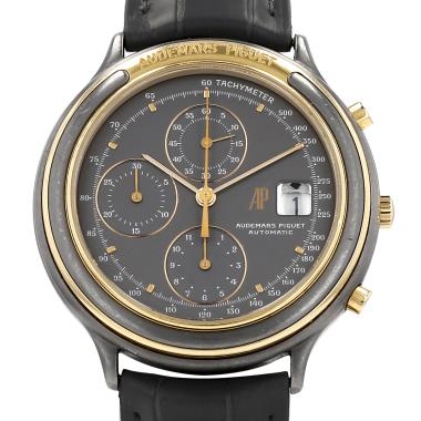 Montre Audemars Piguet Huitième Chronograph en tantane et or jaune Vers 2004