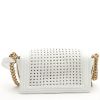 Chanel  Boy shoulder bag  in white quilted leather - Detail D7 thumbnail