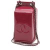 Chanel   clutch  in raspberry pink patent leather - 00pp thumbnail
