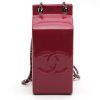 Chanel   clutch  in raspberry pink patent leather - Detail D7 thumbnail
