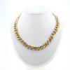 Vintage  necklace in yellow gold and white gold - 360 thumbnail