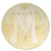 Jean Cocteau, "Tête de chèvre-pied sur jaune", céramique, décor peint, signé et numéroté, édition Atelier Madeline-Jolly, avec son certificat d'origine, de 1961 - 00pp thumbnail