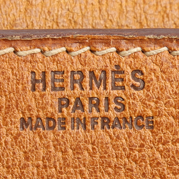 Borsa Hermès  Kelly 32 cm in pelle di Pecari gold - Detail D3