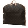 Funda protectora para ropa Louis Vuitton  Porte-habits en lona Monogram marrón y cuero natural - 00pp thumbnail