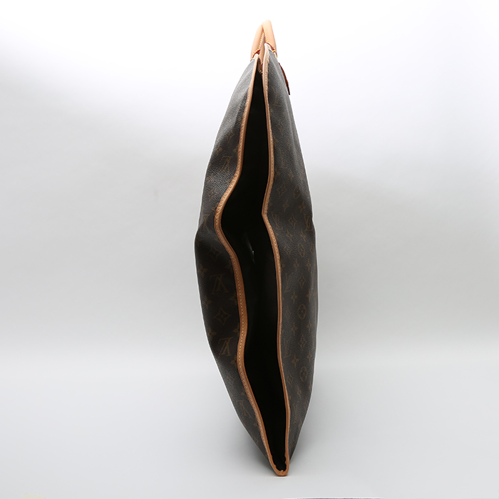 Louis Vuitton  Porte-habits clothes-hangers  in brown monogram canvas  and natural leather - Detail D5