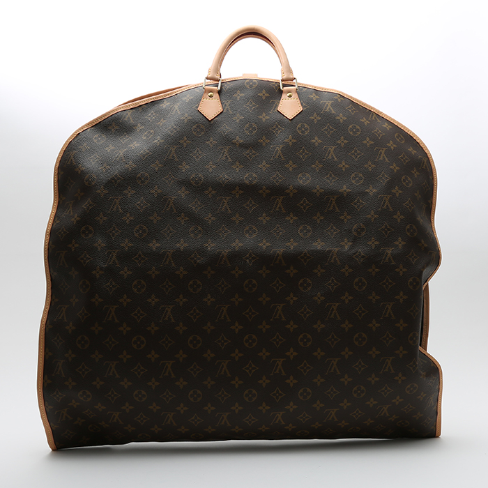 Louis Vuitton  Porte-habits clothes-hangers  in brown monogram canvas  and natural leather - Detail D7