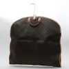 Funda protectora para ropa Louis Vuitton  Porte-habits en lona Monogram marrón y cuero natural - Detail D8 thumbnail
