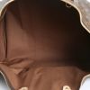 Bolsa de viaje Louis Vuitton  Keepall 55 en lona Monogram marrón y cuero natural - Detail D2 thumbnail