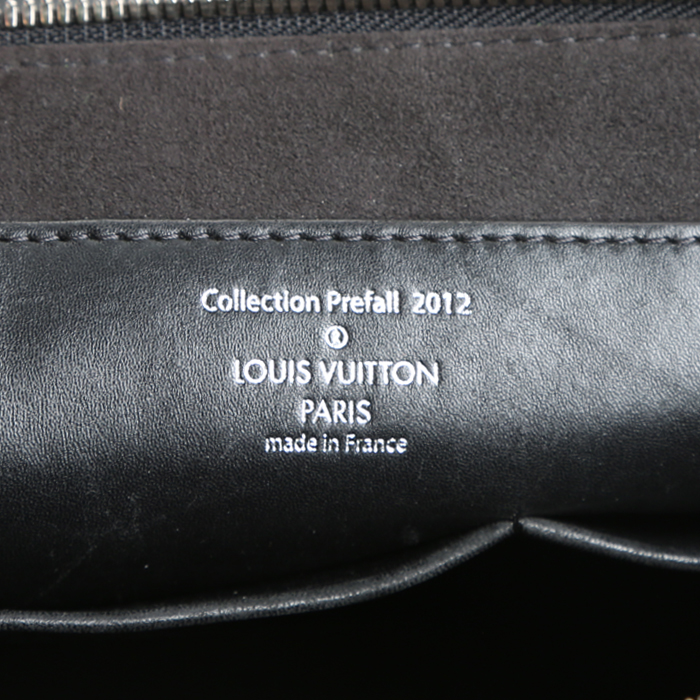 Bolso de mano Louis Vuitton  Papillon en cuero Monogram negro - Detail D3