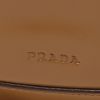 Prada   handbag  in brown patent leather - Detail D1 thumbnail