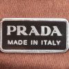 Prada   handbag  in brown patent leather - Detail D3 thumbnail