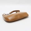 Prada   handbag  in brown patent leather - Detail D4 thumbnail