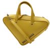 Balenciaga  Triangle Duffle handbag  in yellow leather - 00pp thumbnail